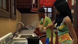 Indian fake Son Fucks Desi Mom After He Masturbated Adhering Porn Videos Like manner Room